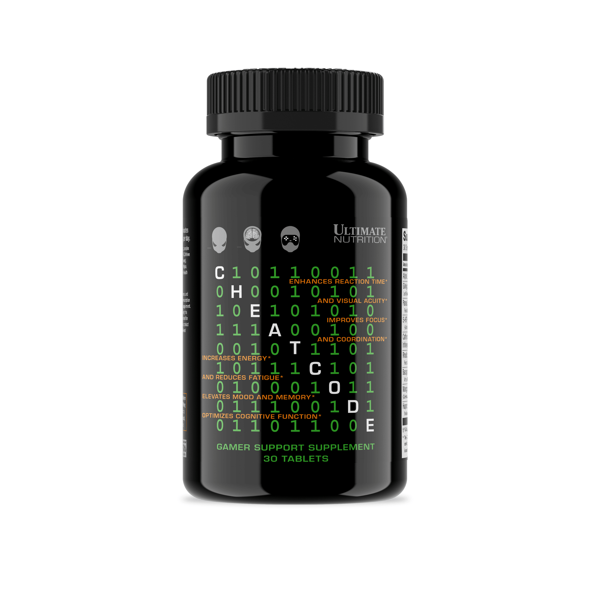 Cheat Code Gamer Support Supplement, 30 Tablets