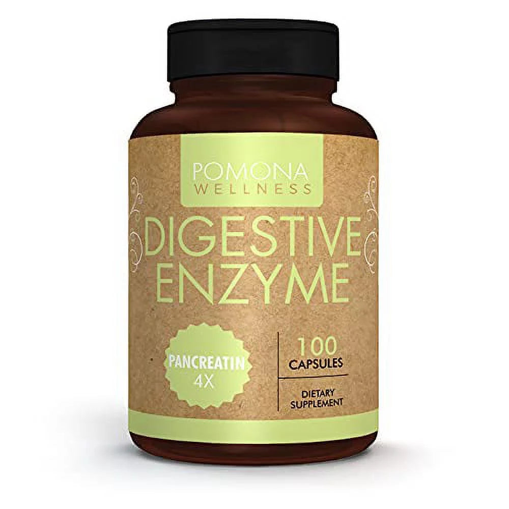 Digestive Enzyme Probiotic Supplement - Supports Healthy Digestion Function and Gut Health with Probiotics, Helps with Gas, Bloating, Non-Gmo