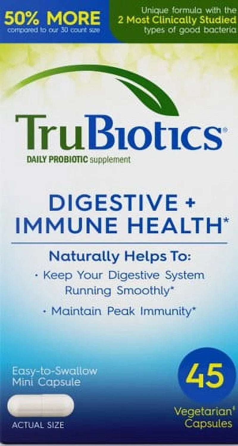 TruBiotics, Daily Probiotic Supplement for Digestive and Immune Health, Men and Women