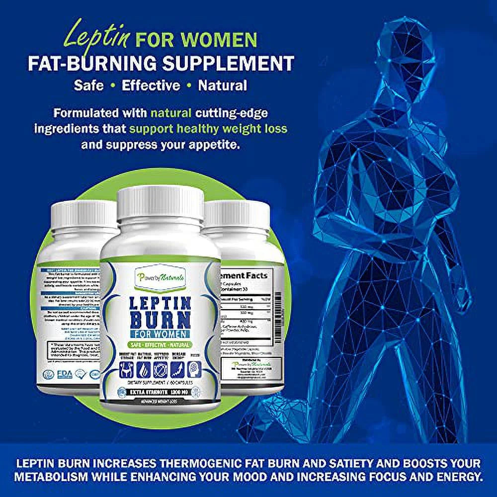 Leptin Burn for Women - Fat Burner Weight Loss Pills 