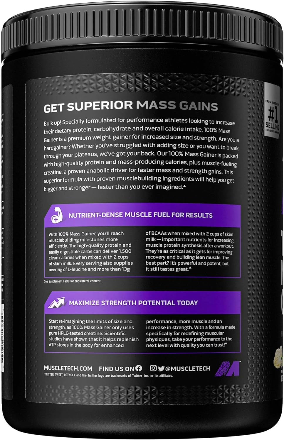 Pro Series Mass Gainer, Vanilla, 60G Protein, 5Lb, 80Oz