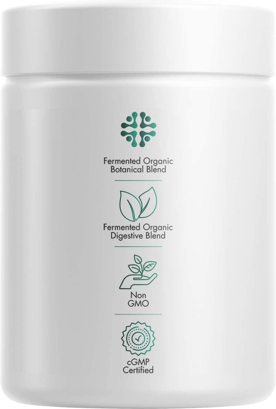 Codeage Fermented Digestive Enzymes Supplement - Probiotics, Prebiotics, Vitamins - Stomach & Food Enzyme - Amylase, Lipase, Lactase - Plant Based, Vegan, Non-GMO - 3 Months Supply - 90 Capsules