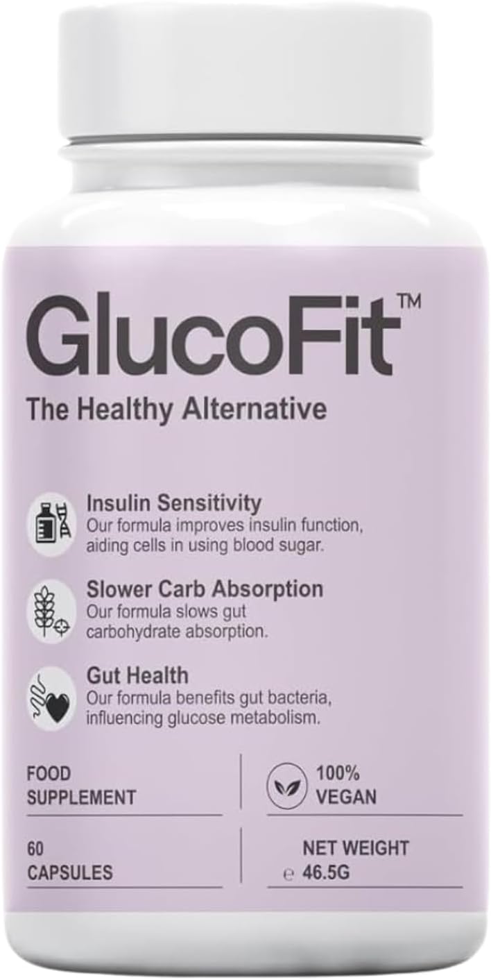 GlucoFit 60 Capsules - Dietary Supplement with Plant Extracts *The Healthy Alternative*