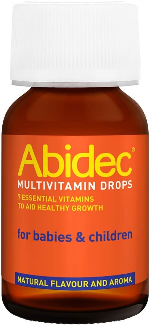 Abidec Kid Baby Multivitamin Drops – Aids Healthy Growth Contains Vitamin D, C and A – Suitable from Birth, Natural flavour and aroma, 25 ml