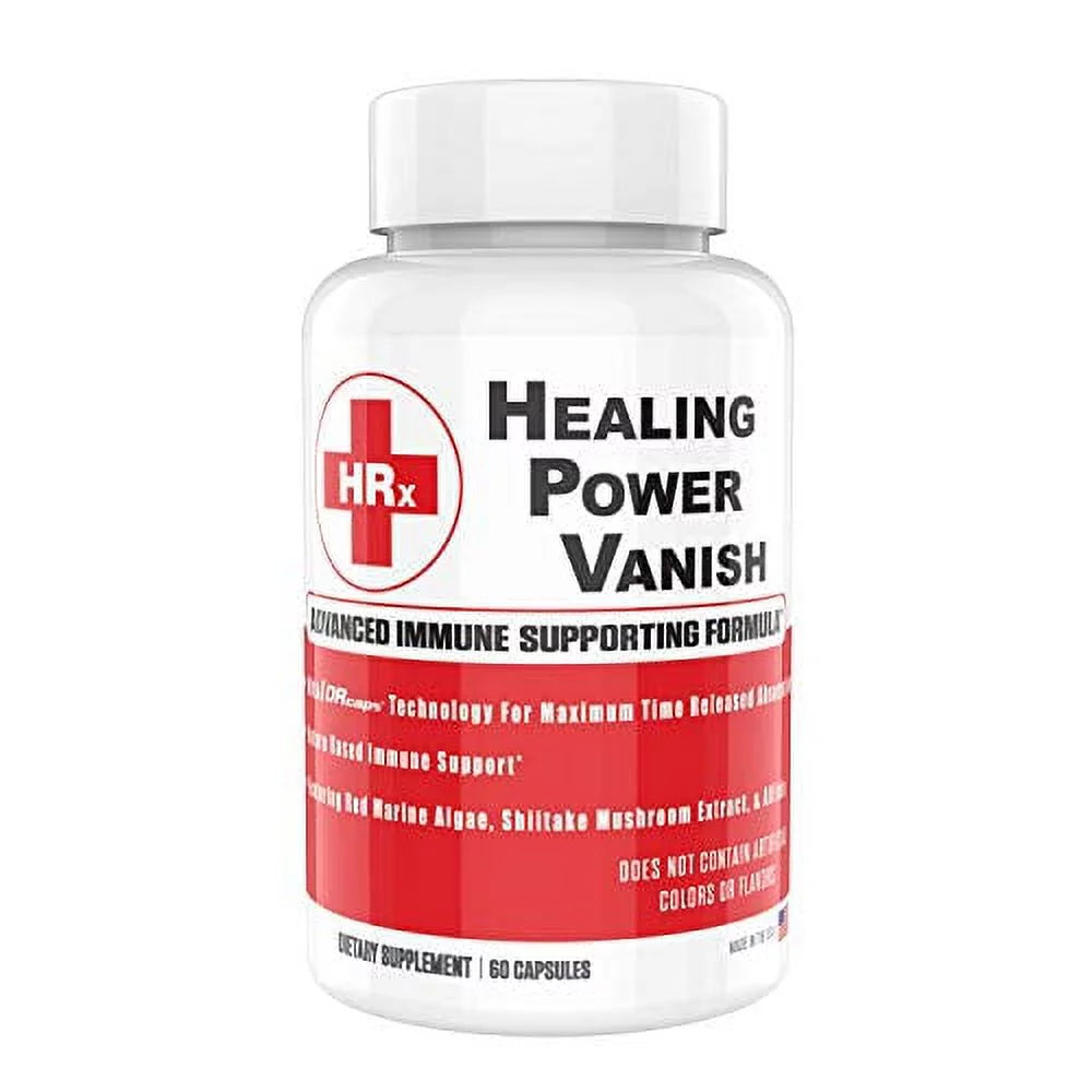 Healing Power Vanish HPV Support Supplements Supports Healthy Immune Response 1450Mg - Immune System Booster - 60 Capsules