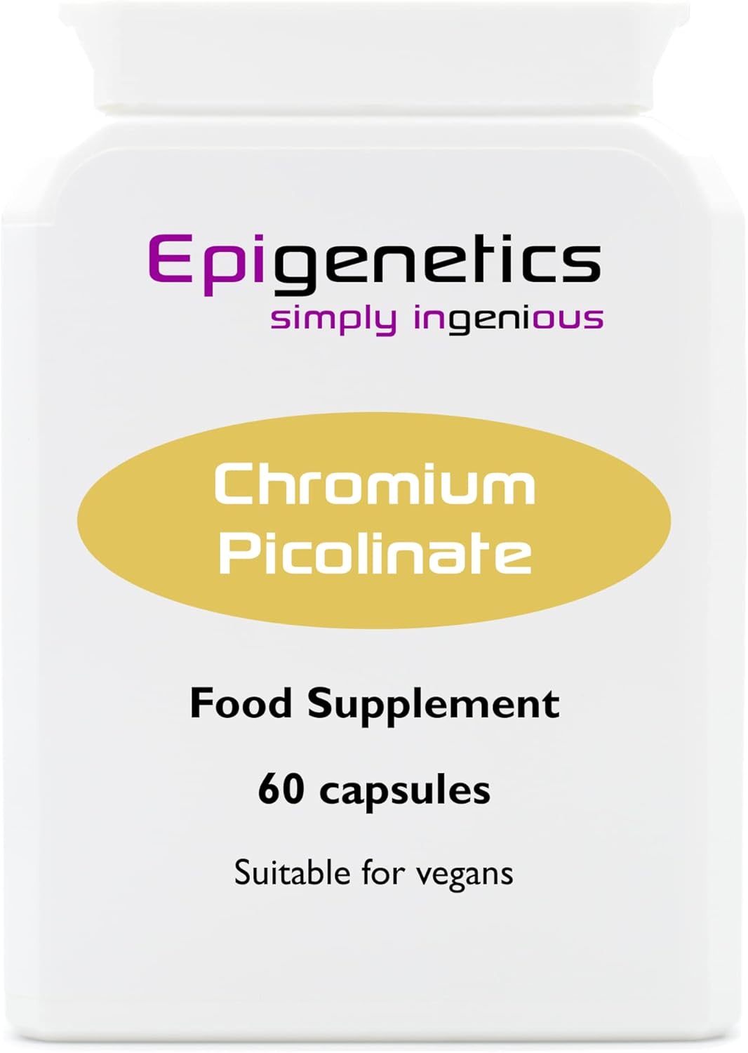 Chromium Picolinate 200mcg | Supports Healthy Blood Sugar Levels & Metabolism | 60 Vegan Friendly Capsules UK Made | 1 Capsule Daily (2 Month Supply)