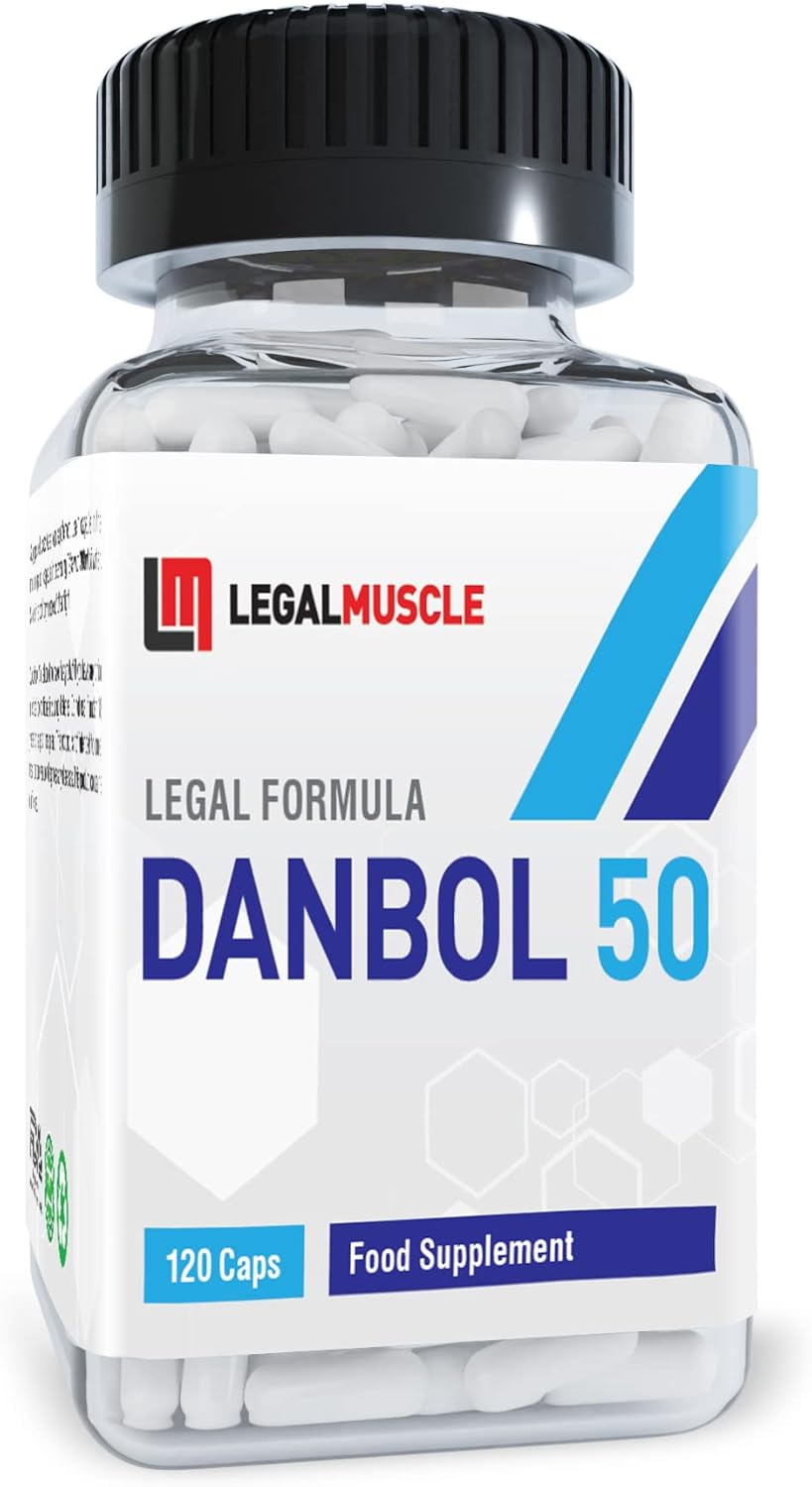 DANBOL 50 - Legal Muscle - Advanced Bodybuilding Supplement - 120 Capsules - 30 Days Supply - UK Manufactured