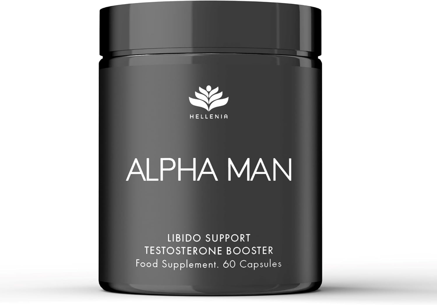 Hellenia Alpha Man - 60 Capsules - Libido Support | Testosterone Booster | UK Manufactured