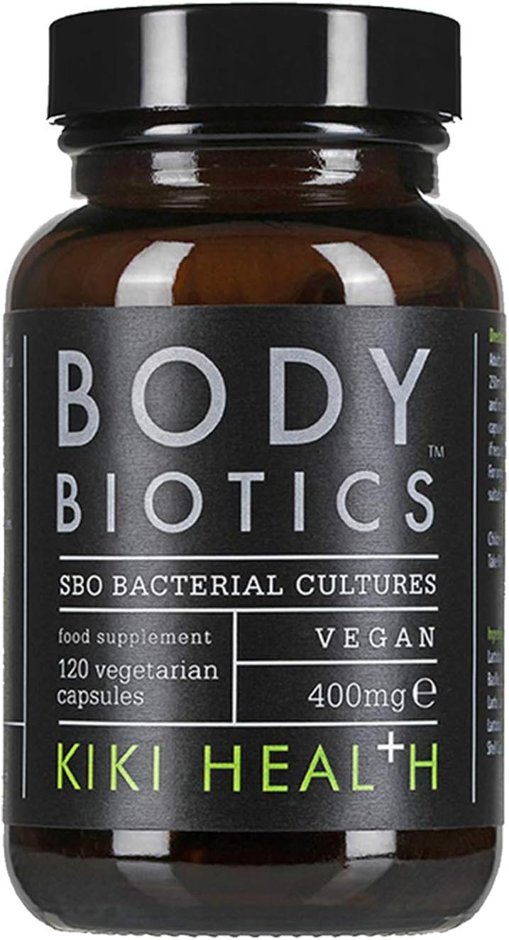 KIKI Health Body Biotics for Men & Women | Probiotics Supplement | Strengthens Digestive & Gut Health | Reduces Bloating | Dietary Probiotics for Colon & Immune Health | Promotes Wellness (120 Count)