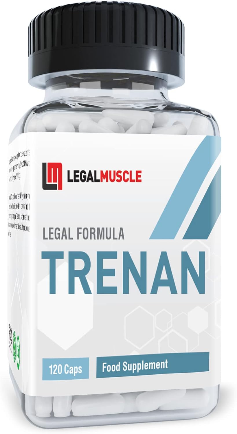 TRENAN - Legal Muscle - Advanced Legal Bodybuilding Supplement - 120 Vegetarian Capsules - 30 Days Supply - UK Manufactured