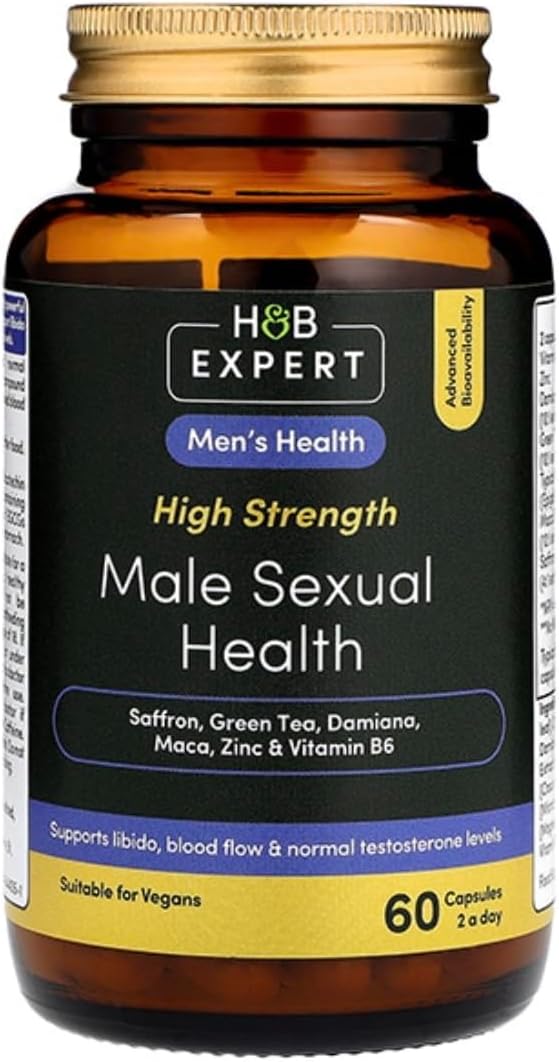 Expert Men's High Strength Male Sexual Health Capsules, 60 Count