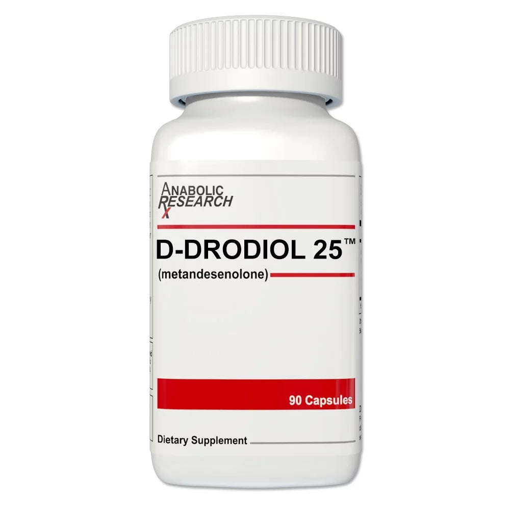 D-Drodiol 25 - Supplement for Mass, Muscle Repair and Growth - 90 Capsules