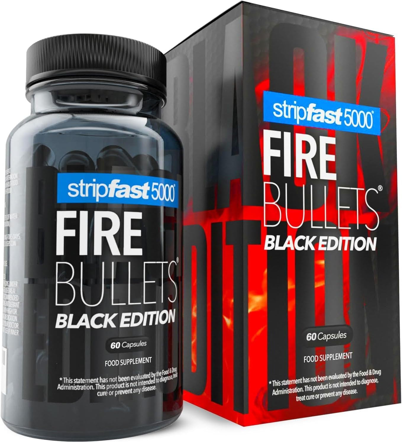 Fire Bullets Max Strength Black Edition for Women and Men