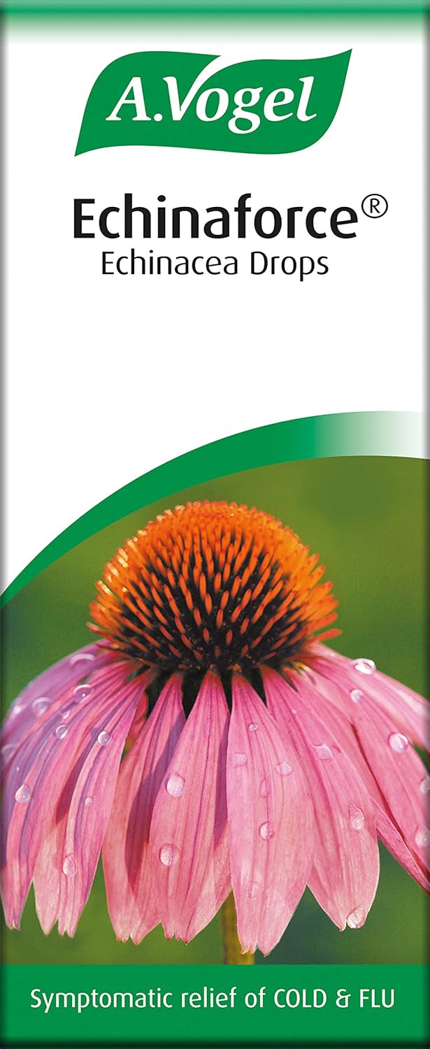 A.Vogel Echinaforce Echinacea Drops | Relieves Cold & Flu Symptoms by Strengthening The Immune System (100 ml)