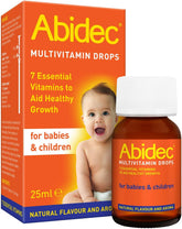 Abidec Kid Baby Multivitamin Drops – Aids Healthy Growth Contains Vitamin D, C and A – Suitable from Birth, Natural flavour and aroma, 25 ml