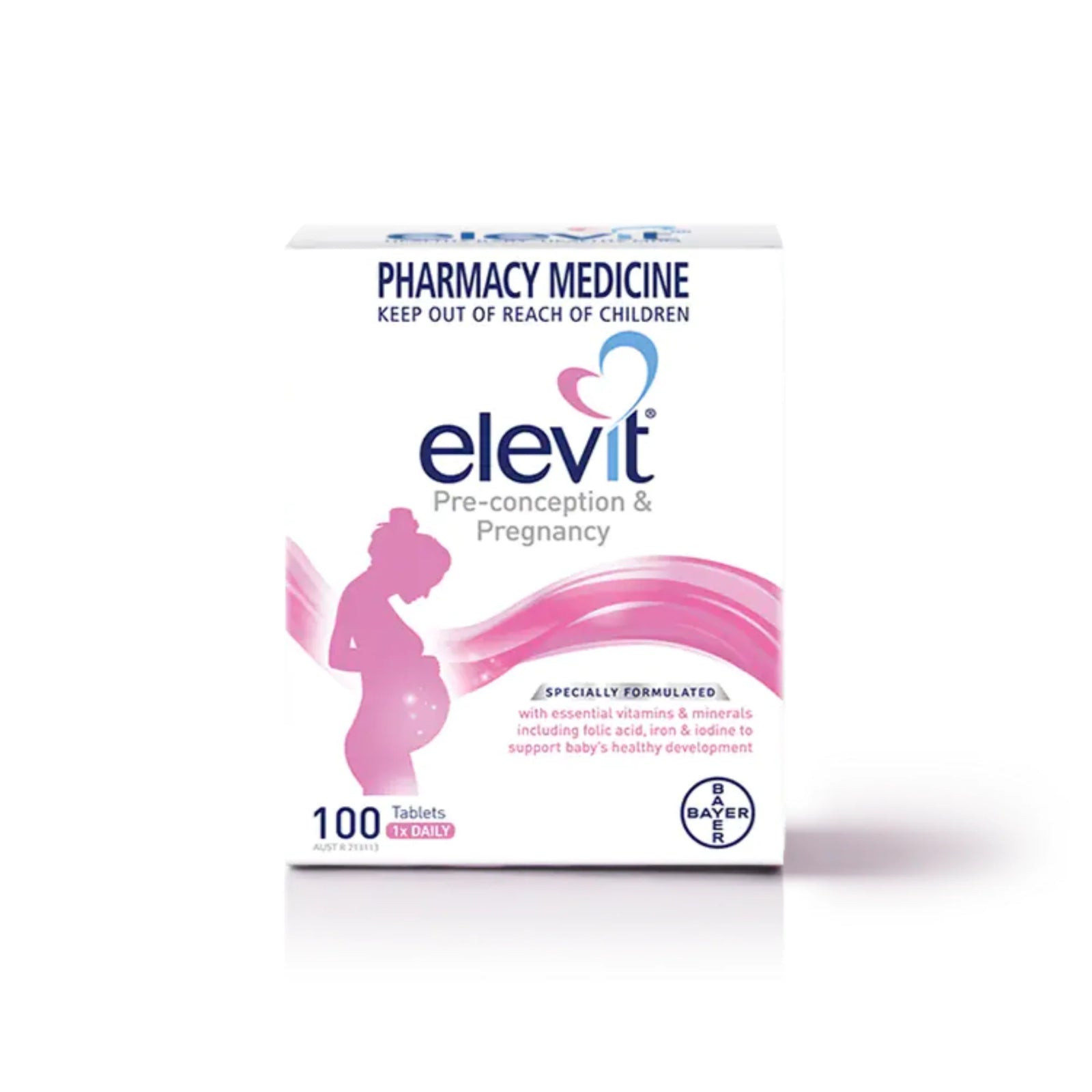 New Elevit Pregnancy Multivitamin 100 Tablets Pre-Conception