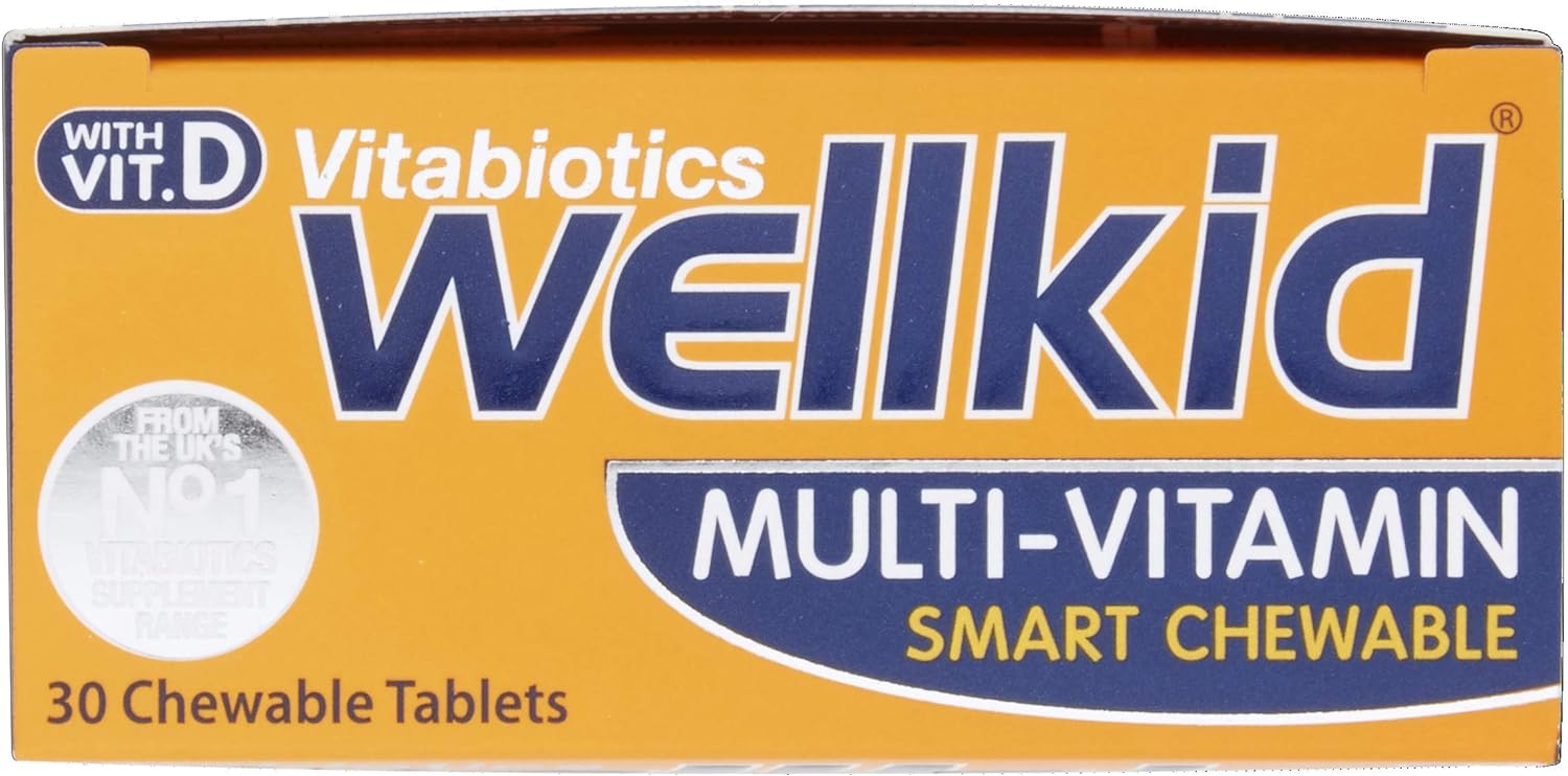 Wellkid Vitabiotics Multi-Vitamin Smart Chewable - 30 Tablets