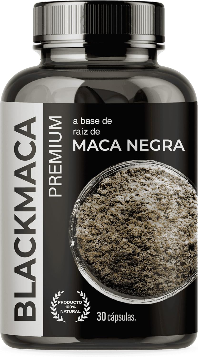 BLACKMACA PREMIUM - Black Peruvian Maca + Tribulus Terrestris + Arginine + Zinc | 30 Capsules