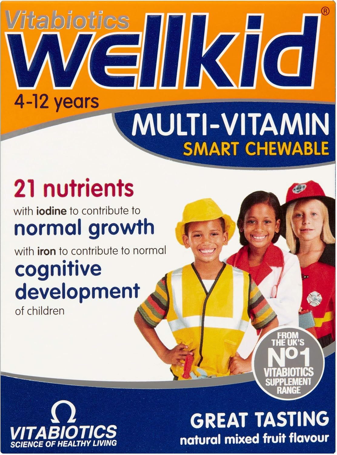 Wellkid Vitabiotics Multi-Vitamin Smart Chewable - 30 Tablets