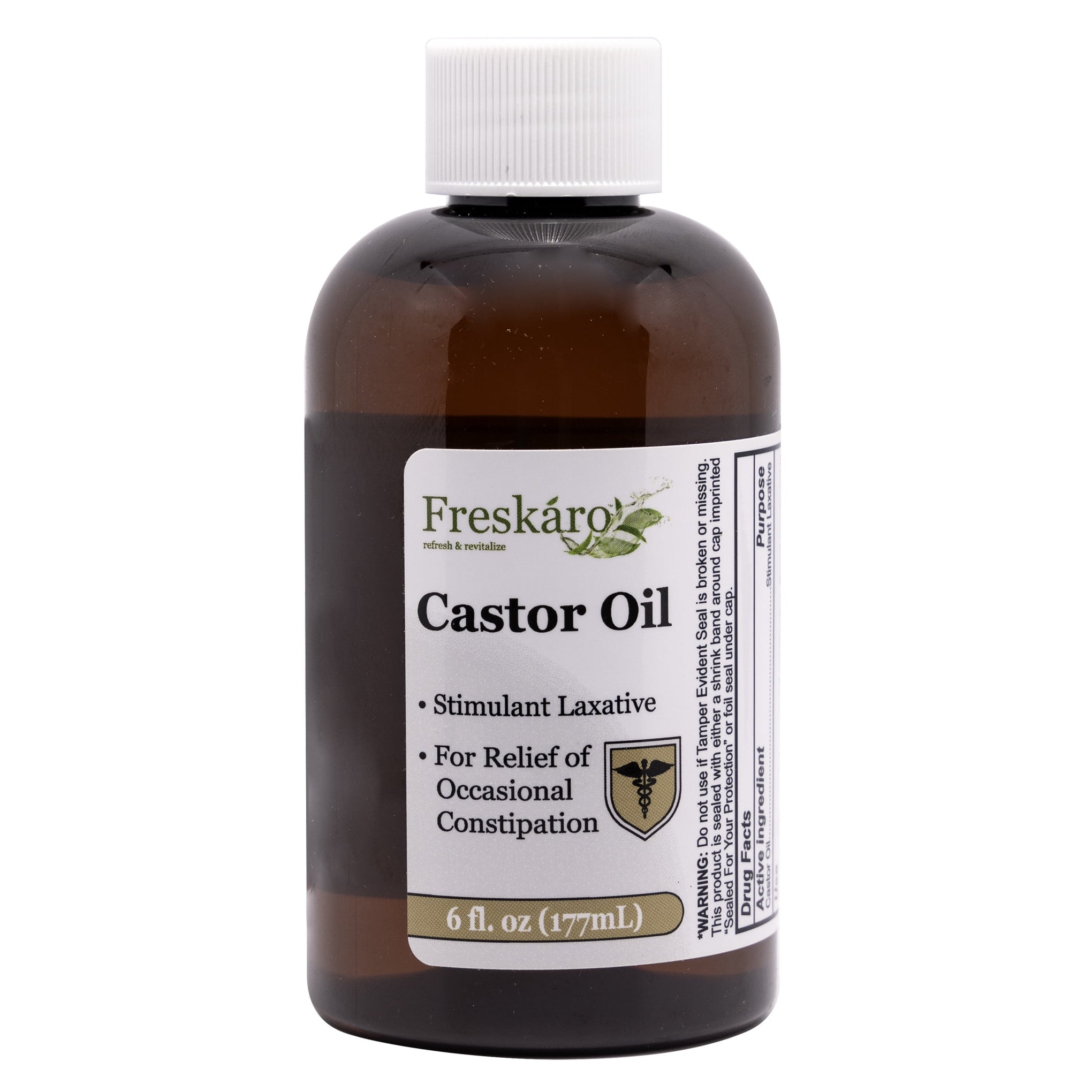 Castor Oil 100% Pure Boost Hair Growth , Immune System Booster, Oral Solution 6Fl Oz