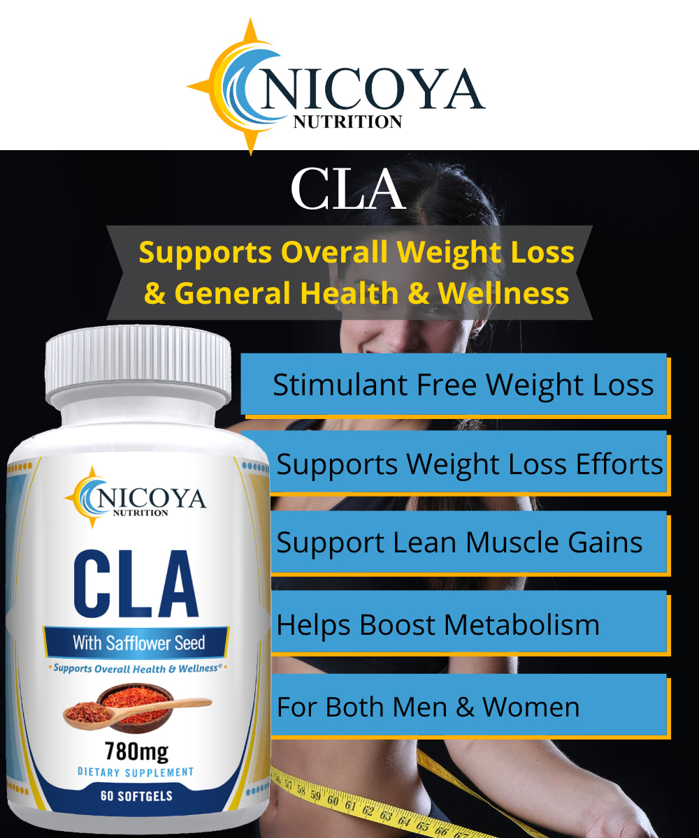 CLA - Conjugated Linoleic Acid Stim-Free Weight Loss & Fat Burner, Lean Muscle