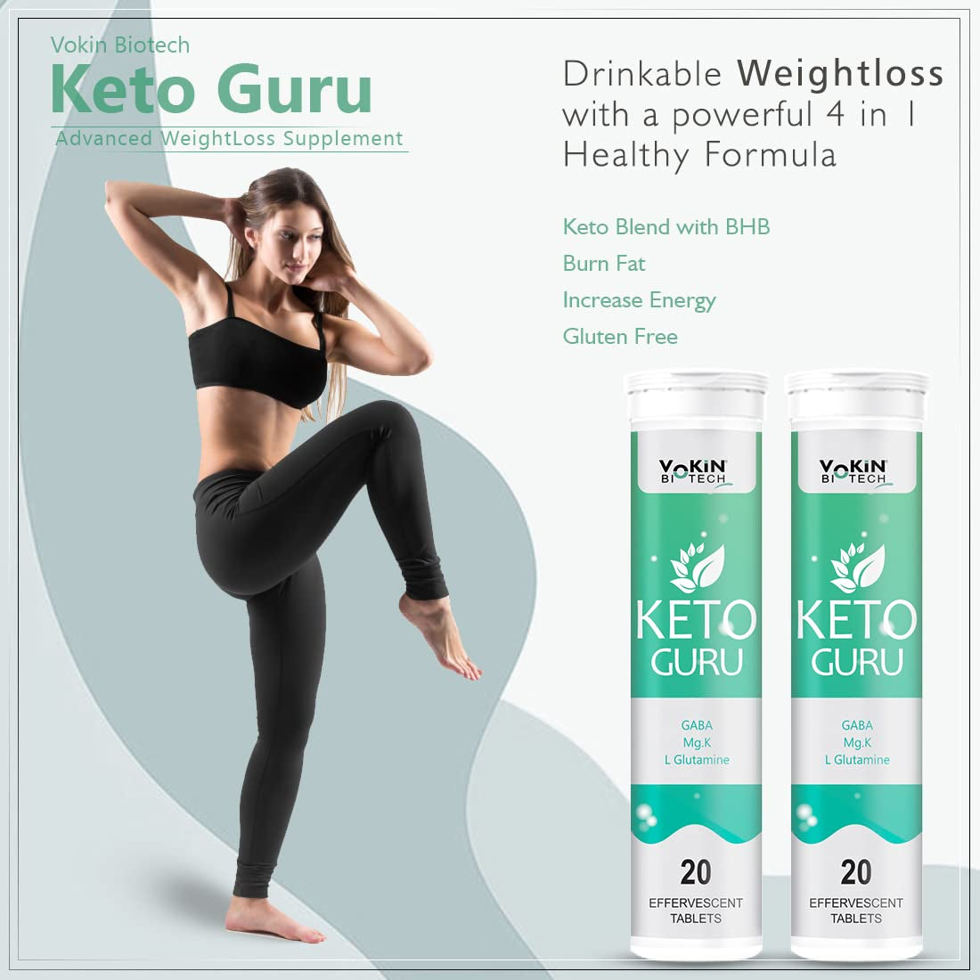 Keto Guru Effervescent Water-Soluble Tablets – Keto Support Supplement