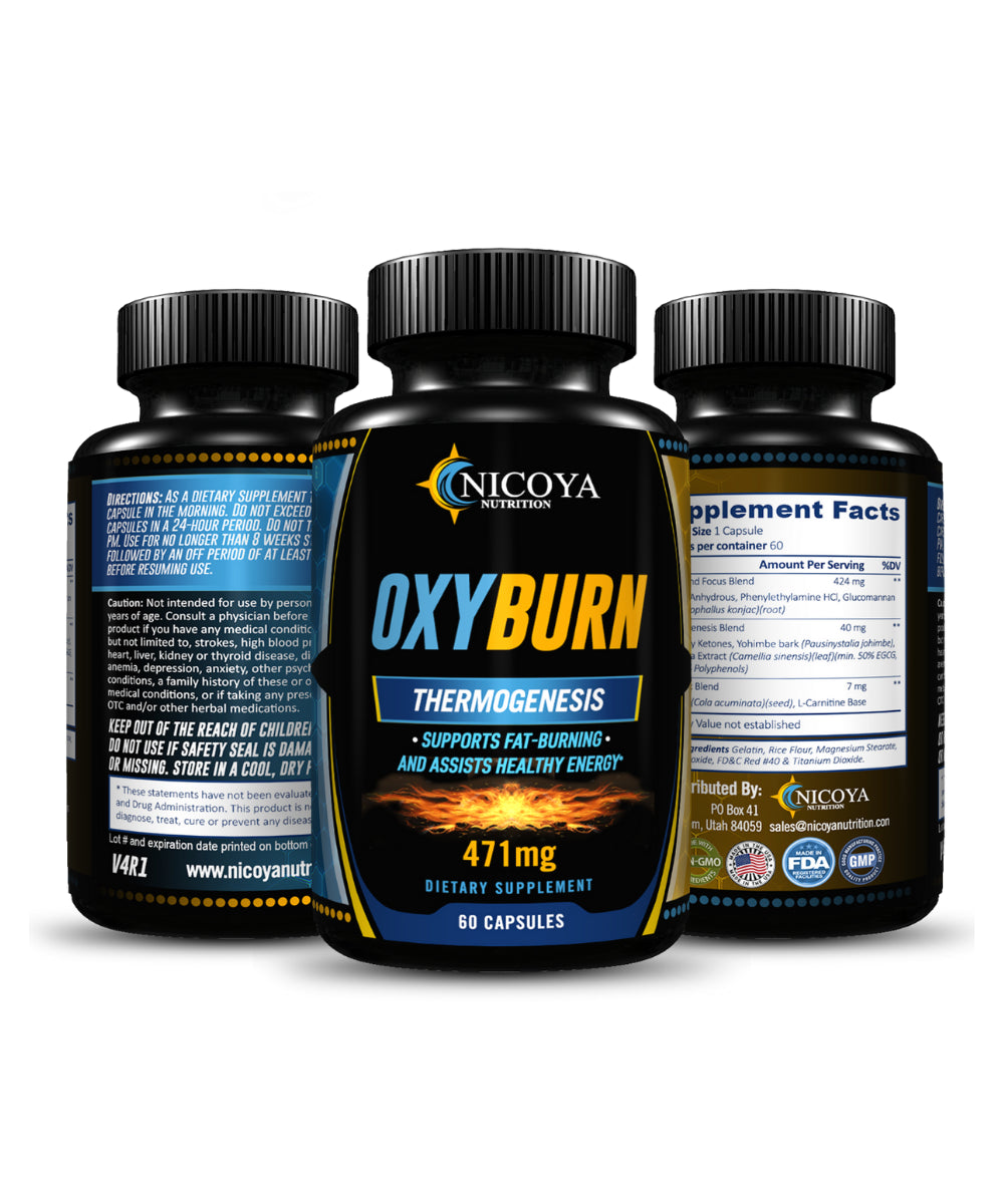 OXY BURN - Thermogenic Weight Loss & Fat Burner