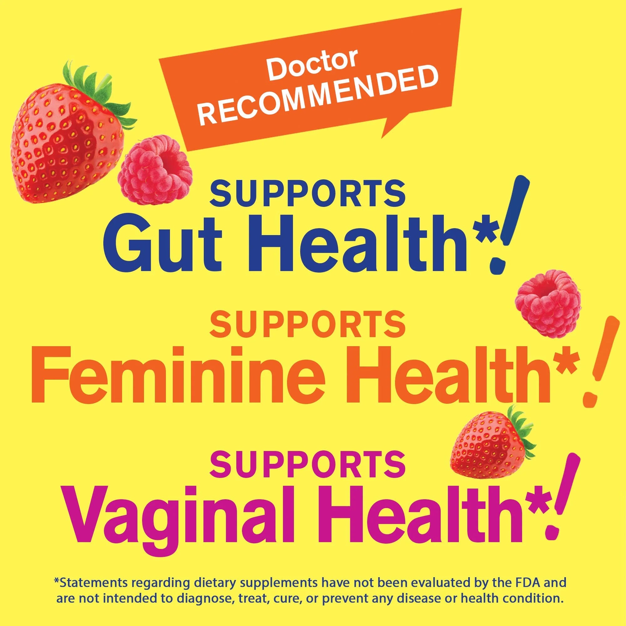 25 Billion Probiotics for Women with Cranberry and D-Mannose Gummies - Vaginal Health, Digestive Support, Gut Health, and Feminine Health - Womens Probiotic with 12 Strains - 60 Gummies