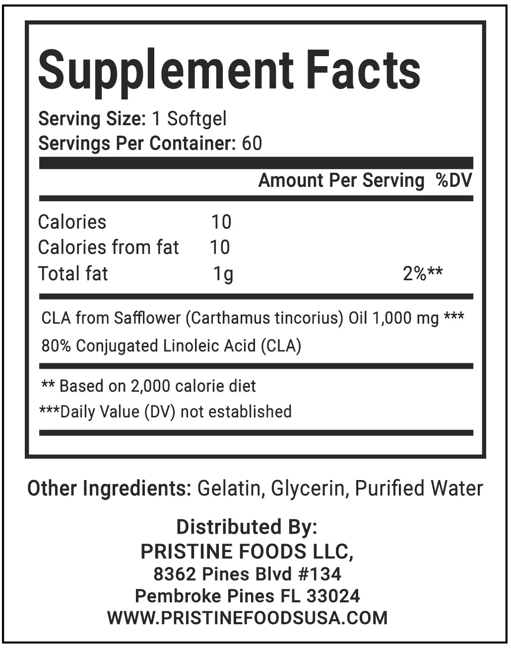 Premium CLA Supplement for Fat Burning, Muscle Building, and Immune Support - High-Quality Formula for Enhanced Health and Fitness Goals